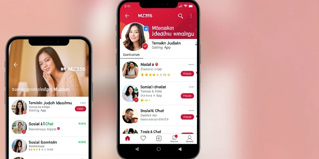 Antarmuka aplikasi MZ356 yang modern dan user-friendly.