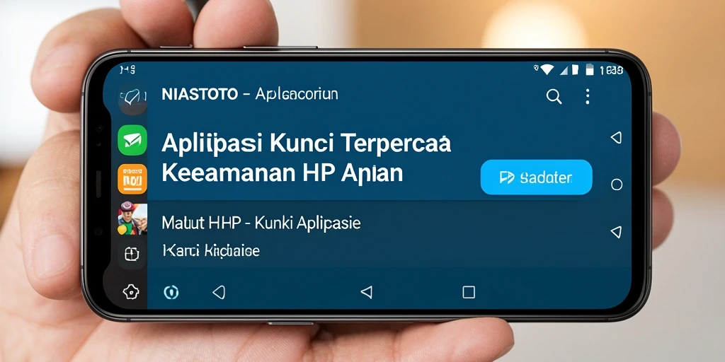Tampilan antarmuka NIASTOTO dengan pilihan penguncian yang canggih.
