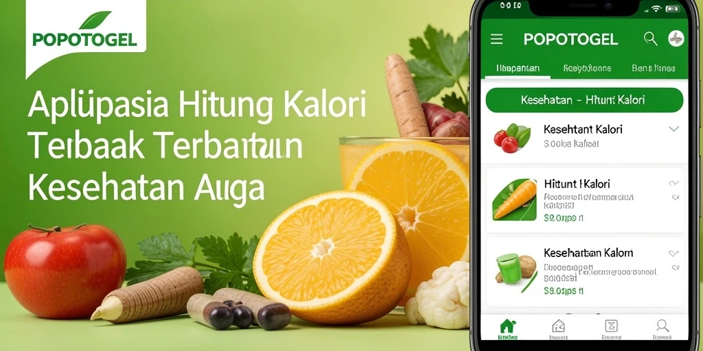 Tampilan antarmuka pengguna aplikasi Hitung Kalori POPOTOGEL yang intuitif.