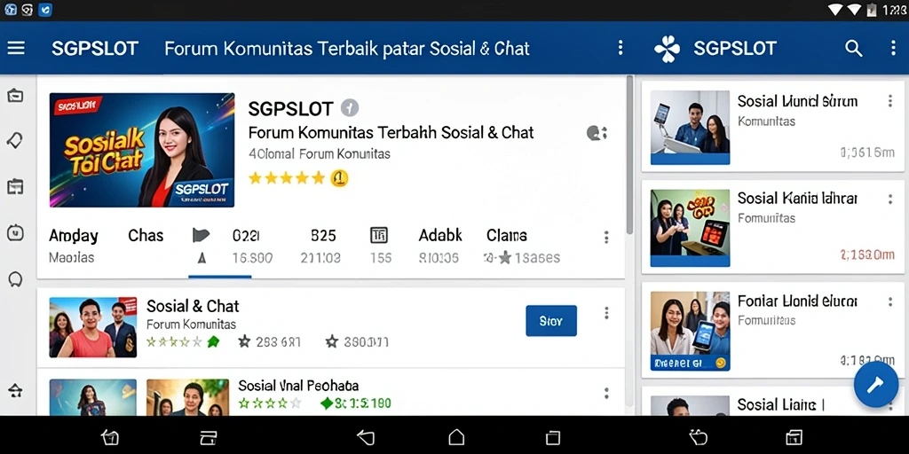 Antarmuka pengguna SGPSLOT yang intuitif untuk Forum Komunitas.