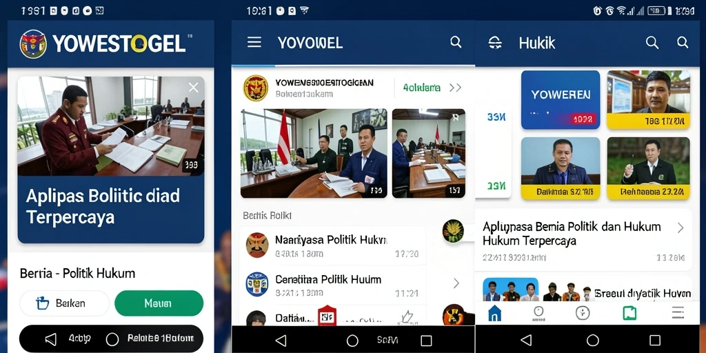 Tampilan antarmuka aplikasi YOWESTOGEL yang modern dan informatif.